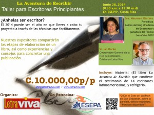 Flyer Taller Escritores Junio2014.001